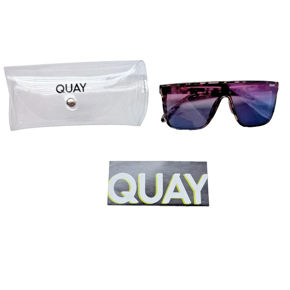 QUAY Nightfall Women's Sunglasses w/Case